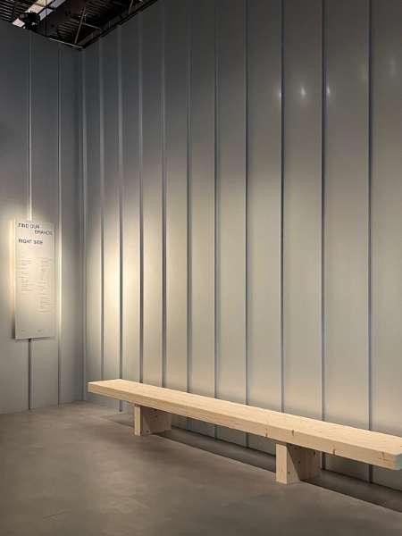 Messestand indrammet med stålprofiler , ISPO München